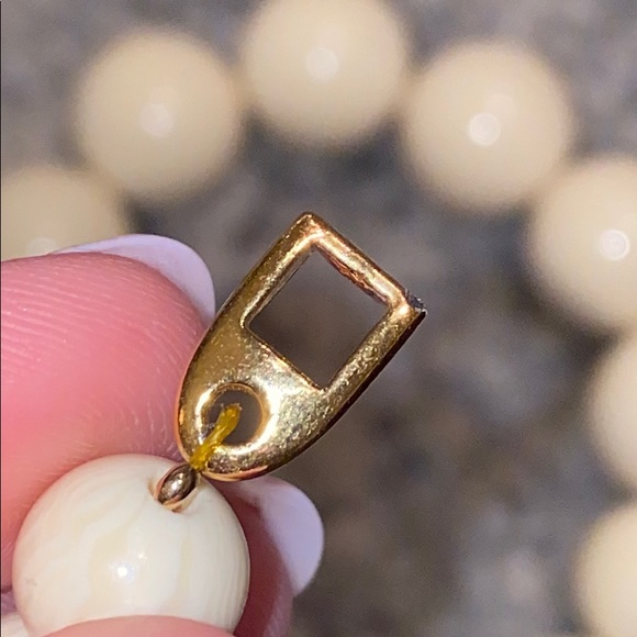 Napier Graduating White Beaded Necklace - Picture 11 of 11